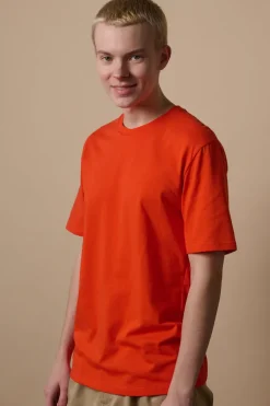 Short Sleeve T Shirt - Flame Red