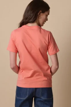 Short Sleeve T Shirt - Peach