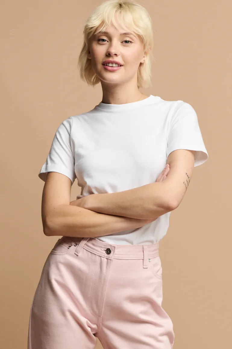 Short Sleeve T Shirt Plastic Free - White