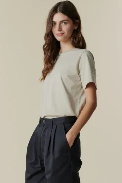 Short Sleeve T Shirt Plastic Free - Stone
