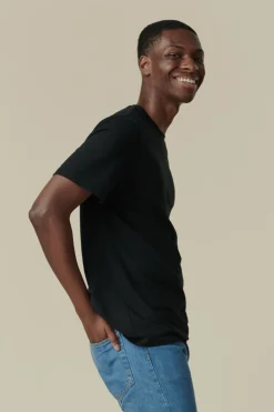Short Sleeve T Shirt Plastic Free - Black