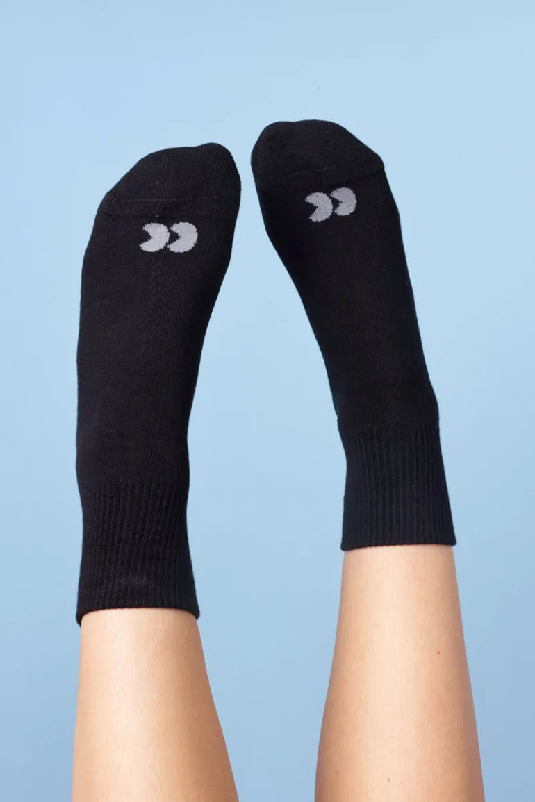 Sports Cotton Sock Ankle 3 Pack - Black/Grey/White